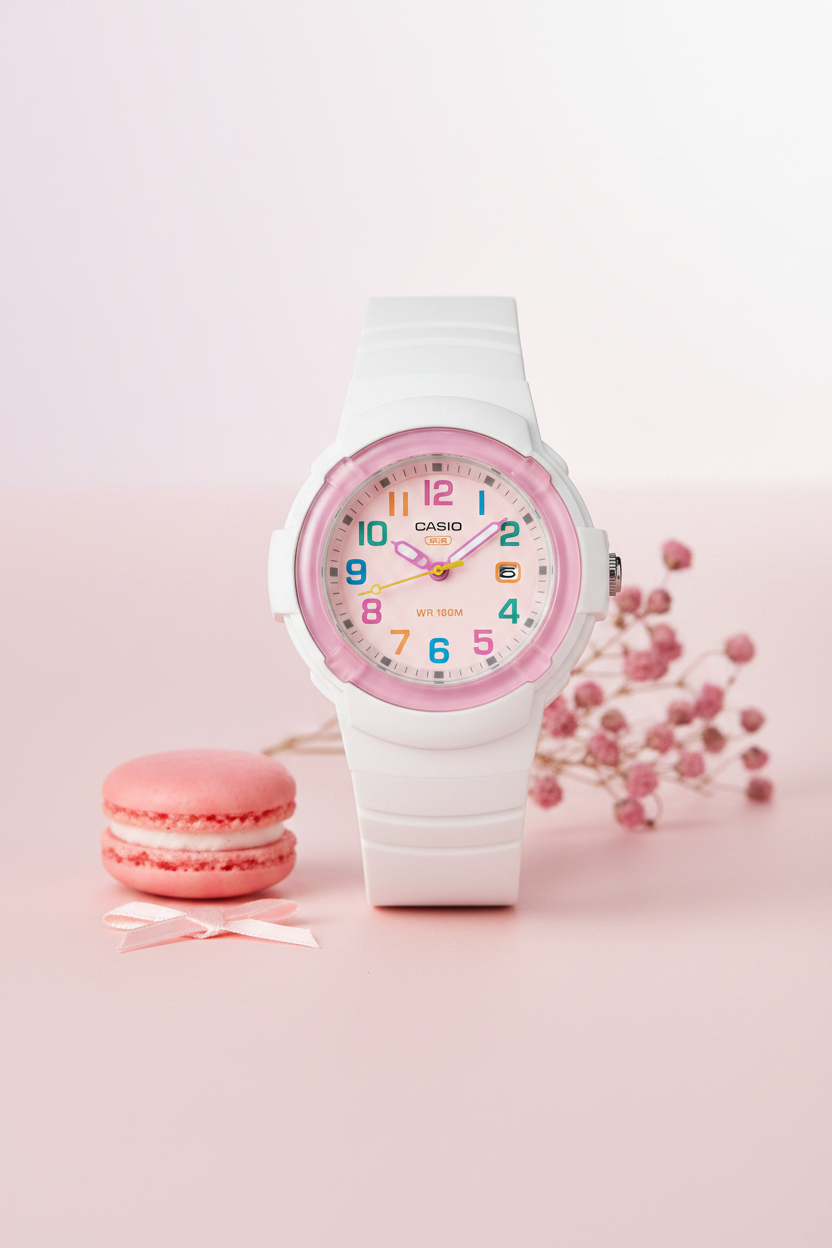 RELOJ PARA MUJER CASIO LX-800H-7A1VDF - BLANCO