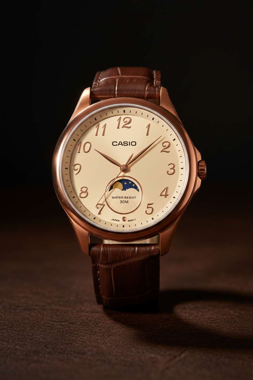 RELOJ PARA HOMBRE CASIO MTP-M110RL-5AVDF - CAFÉ