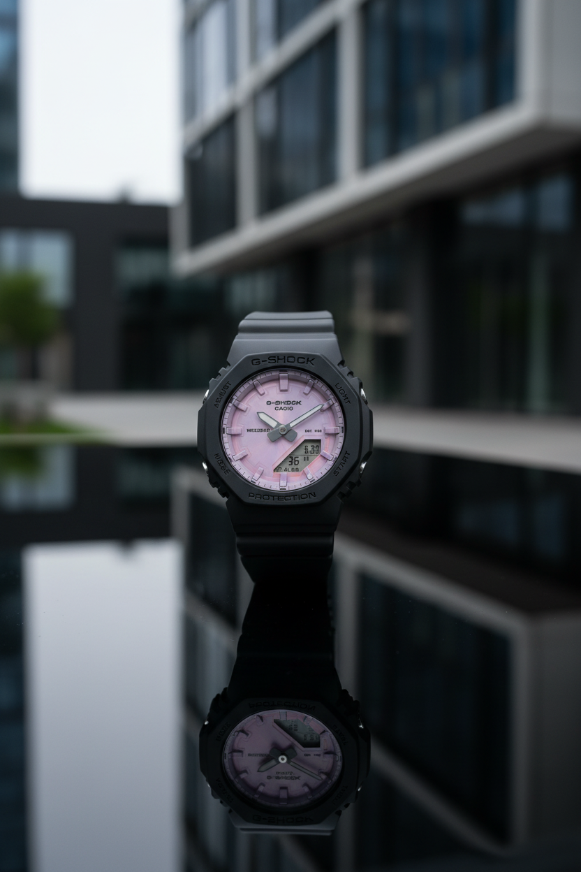 RELOJ PARA MUJER CASIO G-SHOCK GMA-P2100PC-1ADR - NEGRO