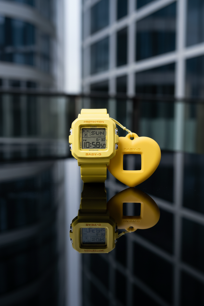 RELOJ PARA MUJER BABY-G BGD-10KH-9DR - AMARILLO