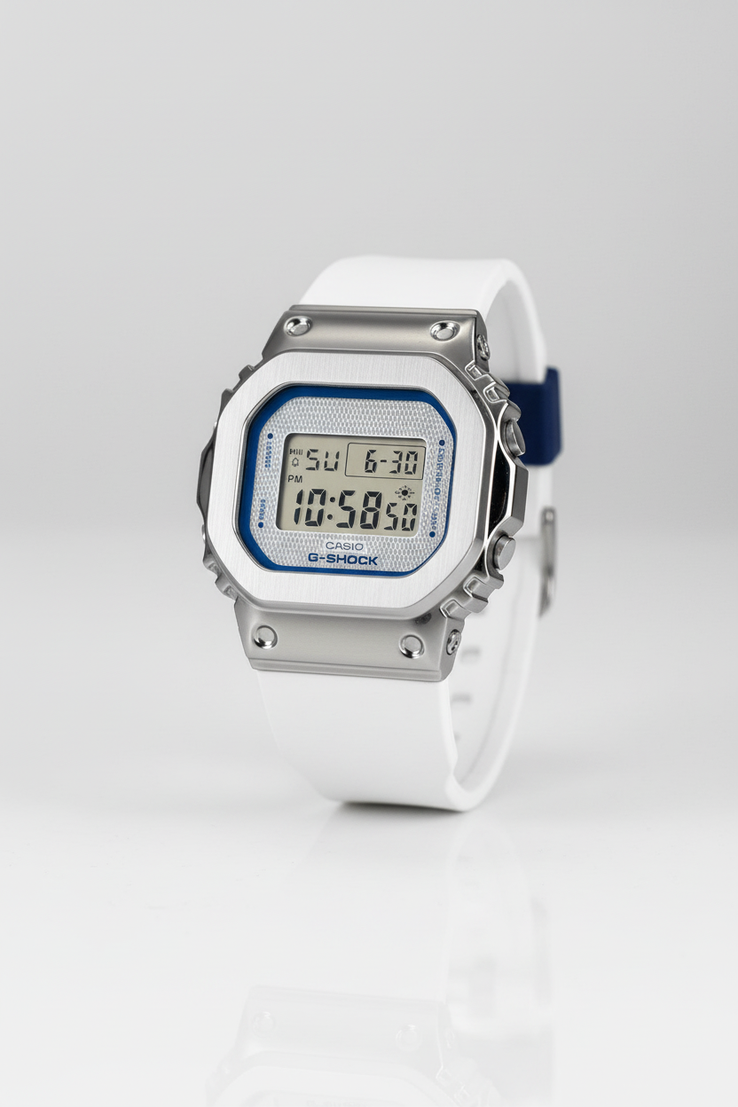 Reloj blanco mate