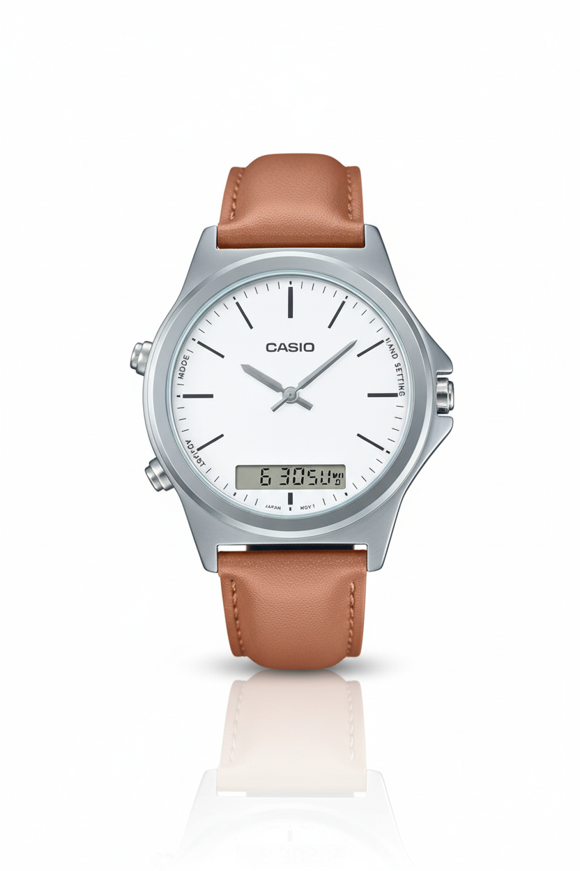 Reloj blanco mate