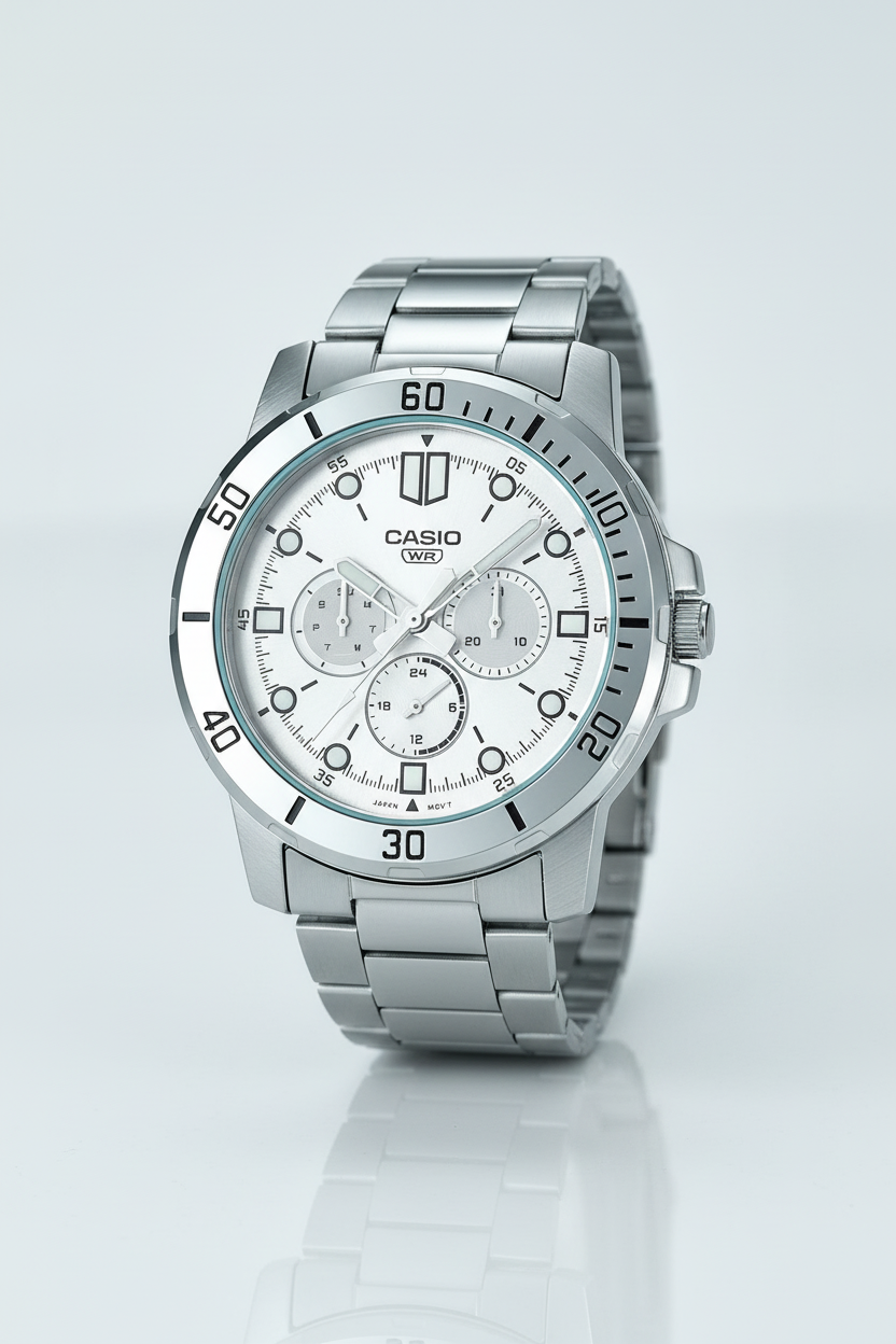 Reloj blanco mate