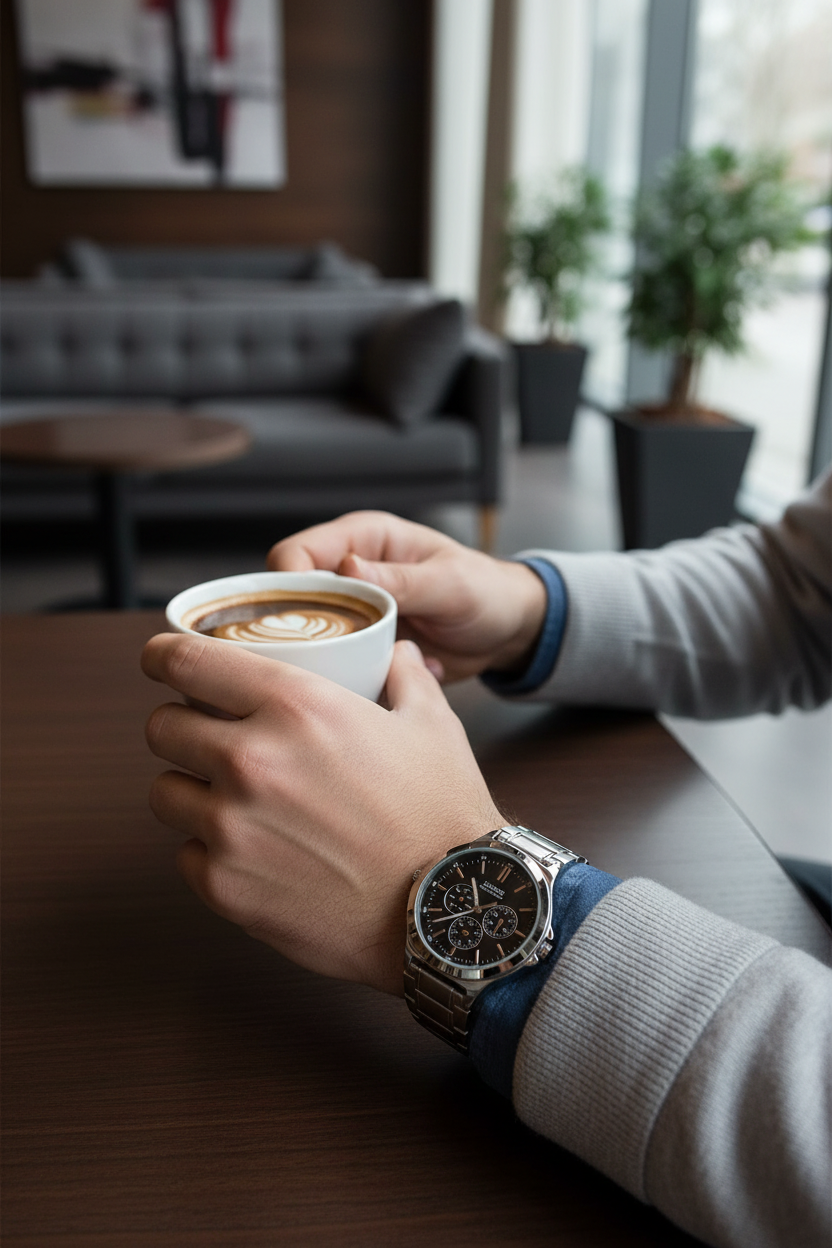 Reloj café