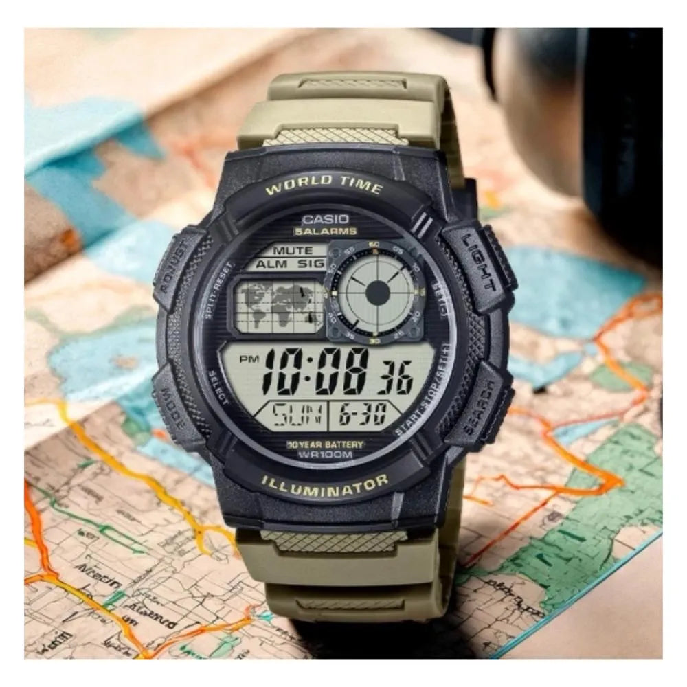 RELOJ PARA HOMBRE CASIO AE-1000W-5AVDF - CAFÉ