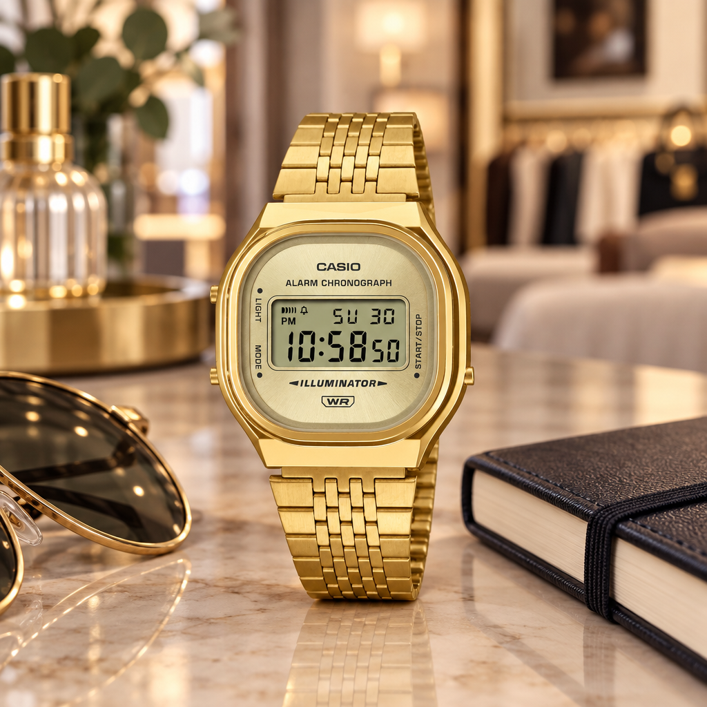 A140WEG-9ADF RELOJ CASIO VINTAGE - DORADO