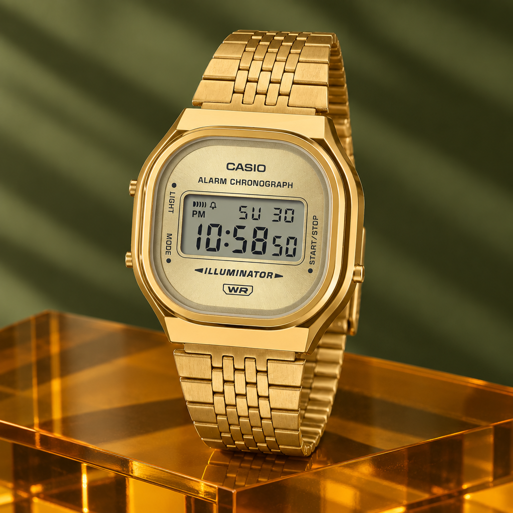 A140WEG-9ADF RELOJ CASIO VINTAGE - DORADO