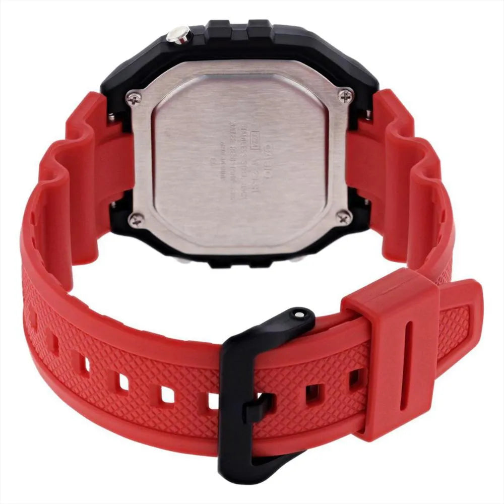 RELOJ PARA HOMBRE CASIO W-218H-4BVDF - ROJO