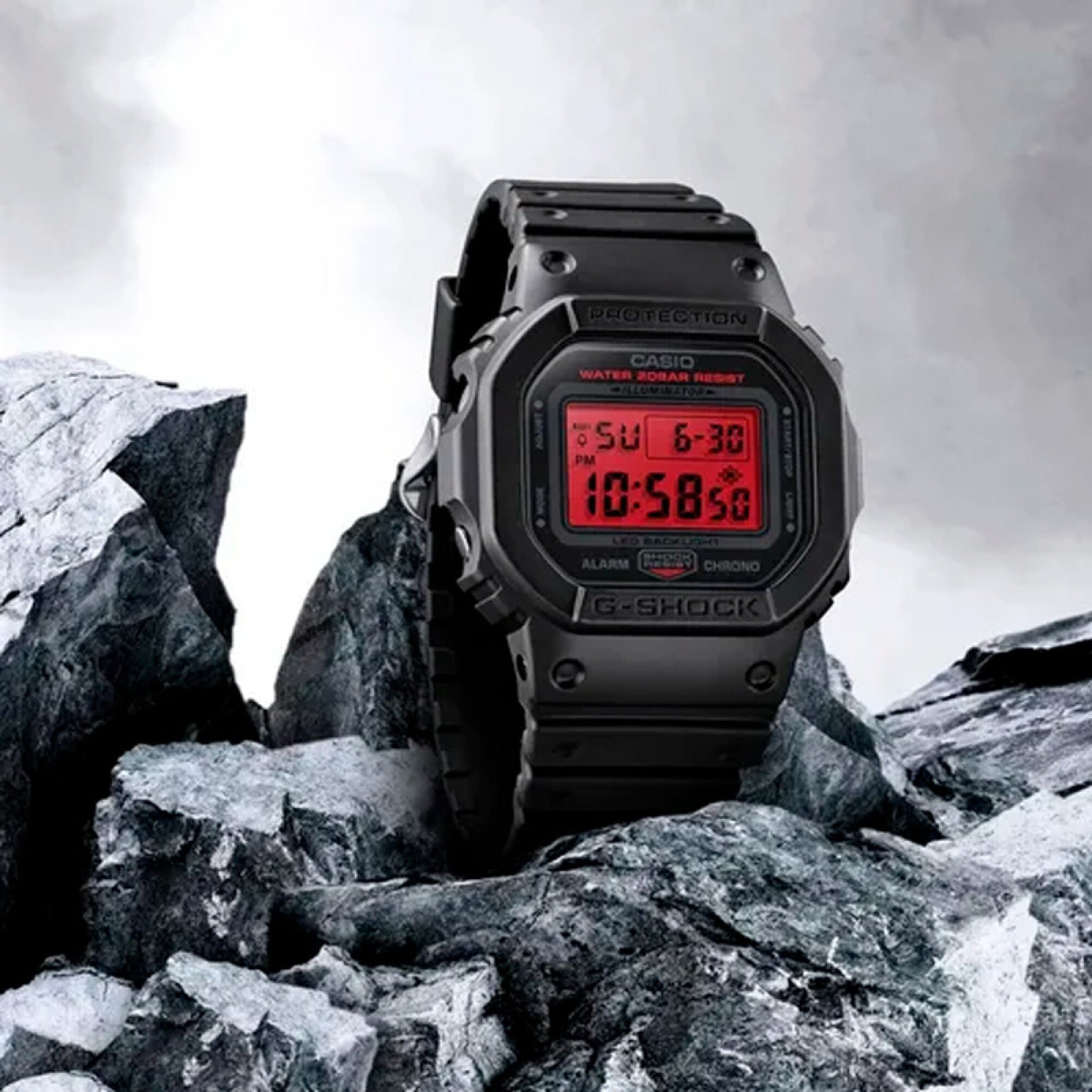 RELOJ CASIO G-SHOCK DW-5600BBR-1DR - NEGRO