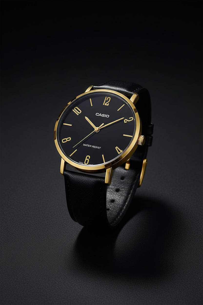 Reloj negro mate