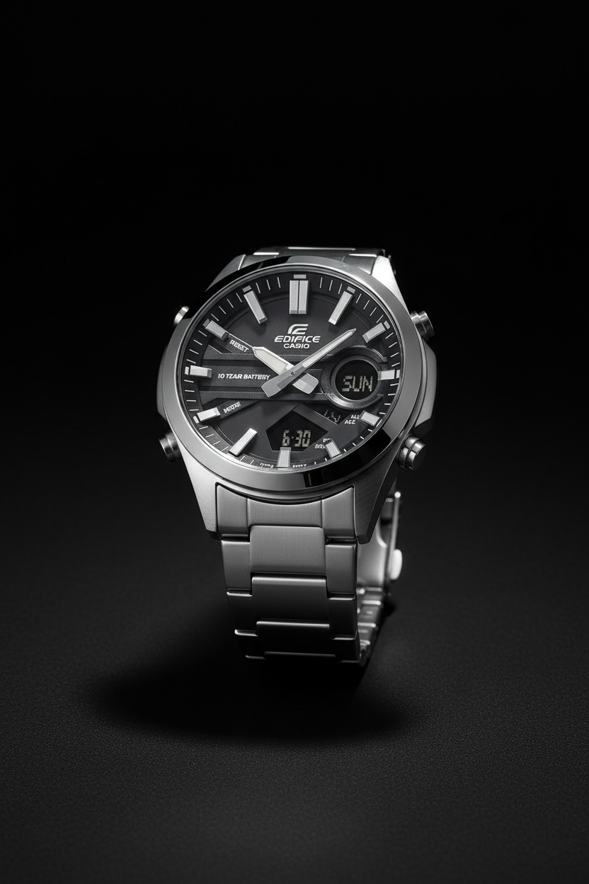 Reloj negro mate