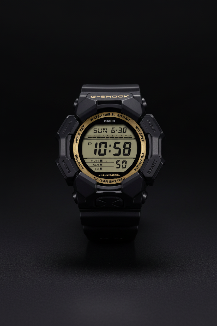 Reloj negro mate