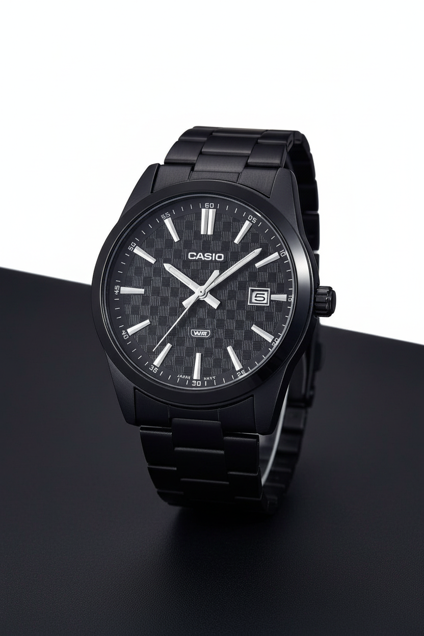 Reloj negro mate