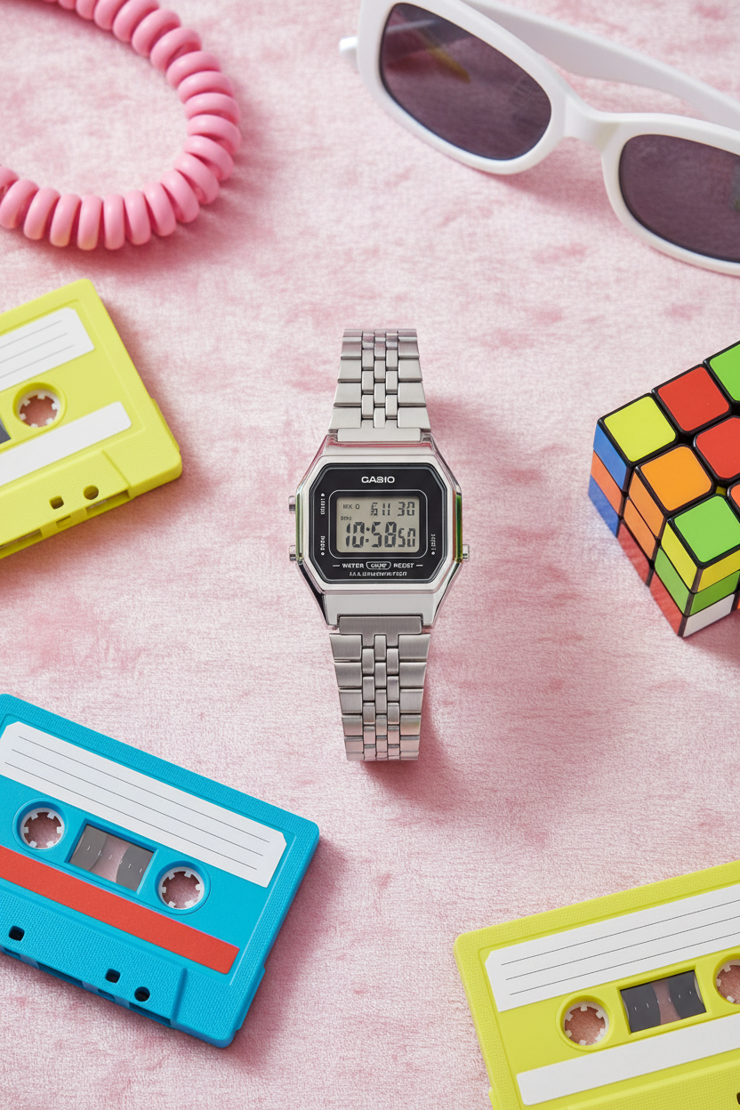 Reloj retro 80s
