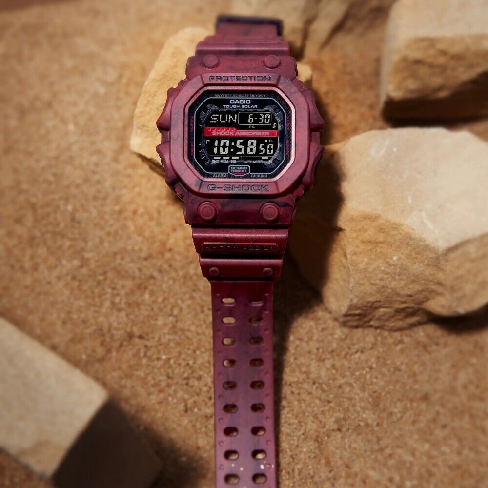 RELOJ DIGITAL PARA HOMBRE CASIO G-SHOCK GX-56SL-4DR - ROJO