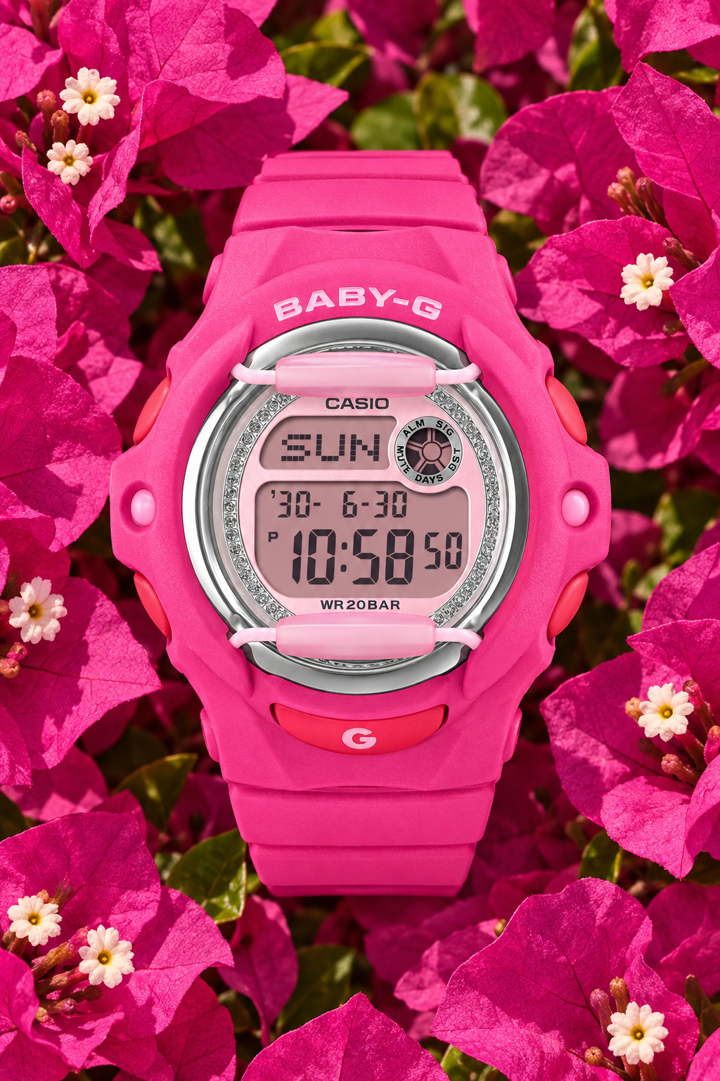 BG-169KB-4B1DR RELOJ PARA MUJER CASIO BABY-G - ROSADO