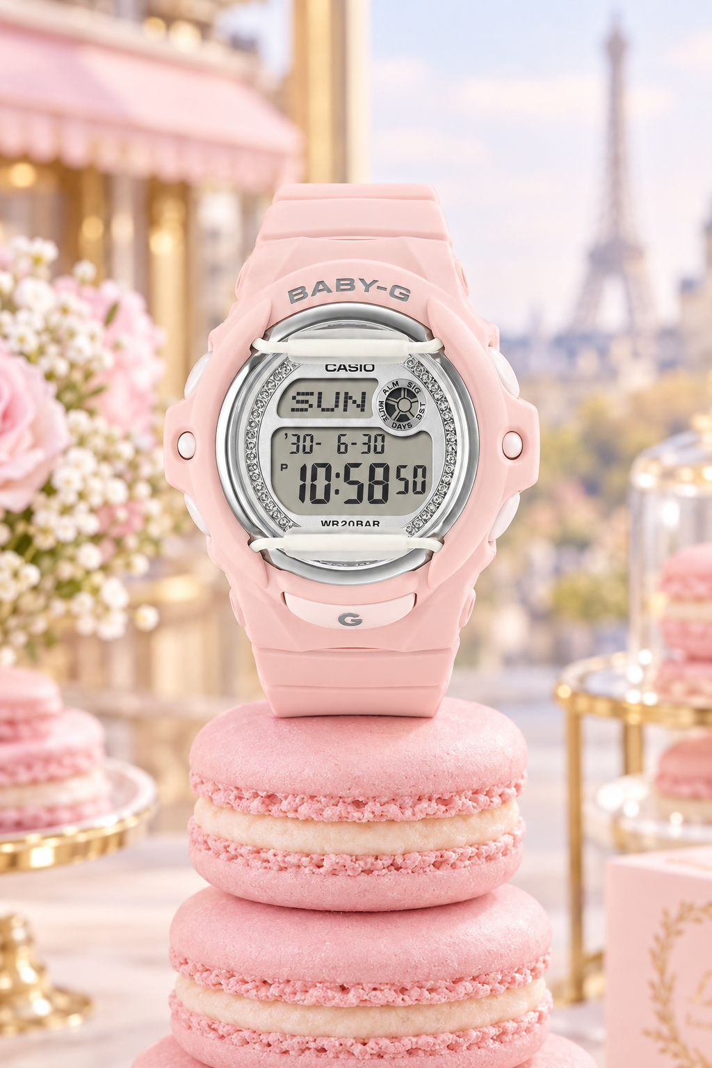 BG-169KB-4DR RELOJ PARA MUJER CASIO BABY-G - ROSADO