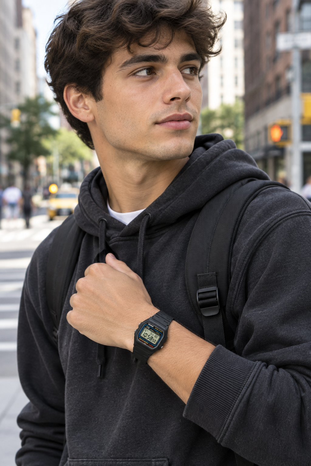 RELOJ CASIO W-59-1VQ -NEGRO