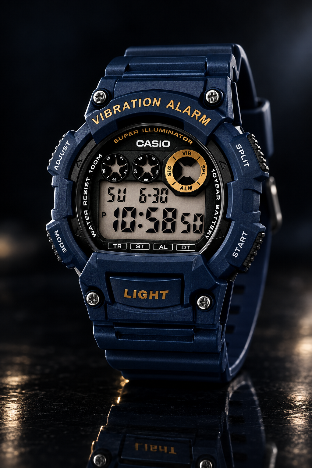 RELOJ PARA HOMBRE CASIO W-735H-2AVDF