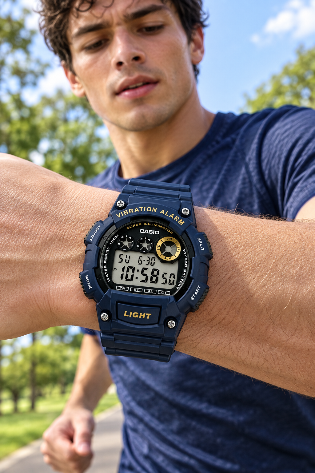 RELOJ PARA HOMBRE CASIO W-735H-2AVDF