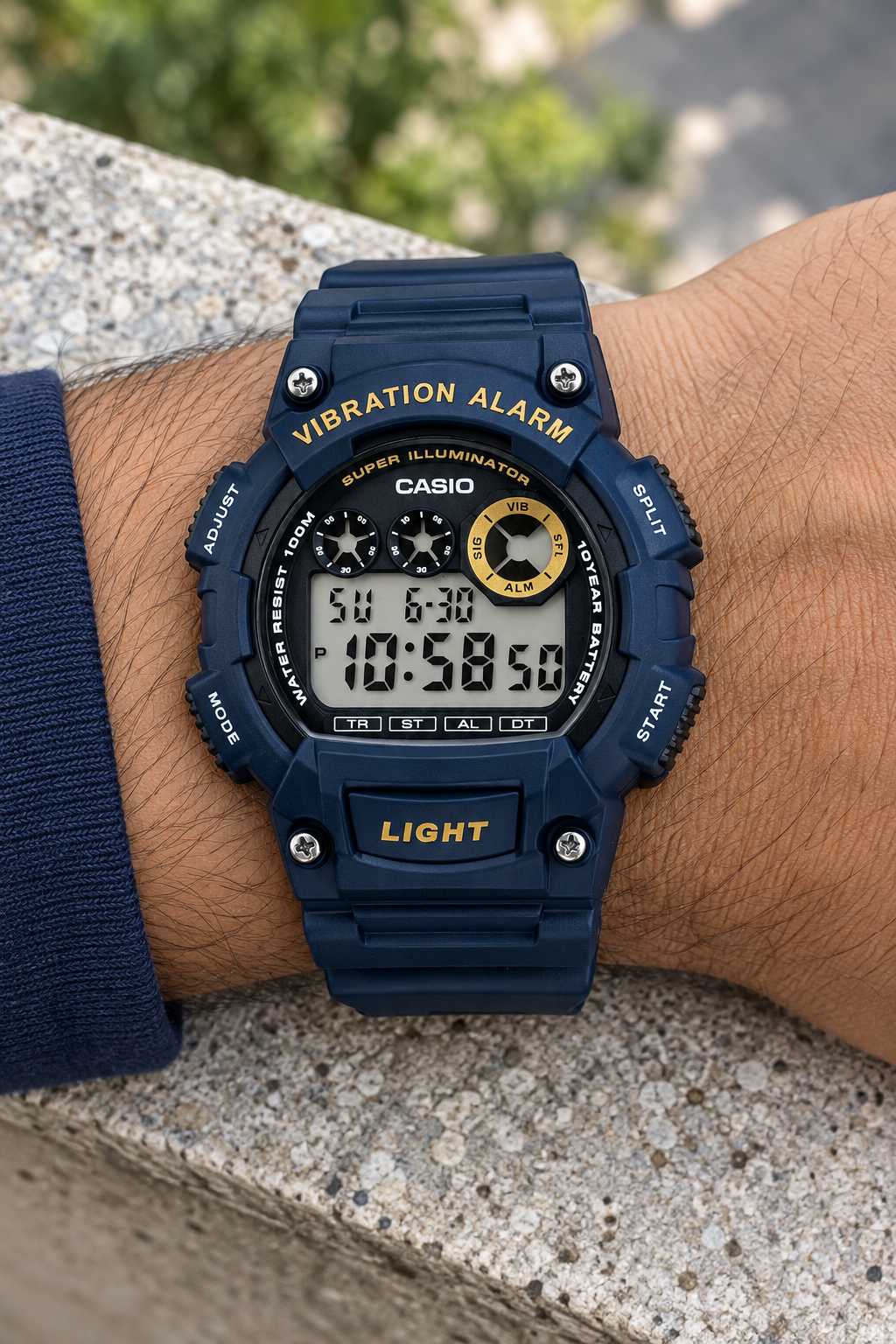 RELOJ PARA HOMBRE CASIO W-735H-2AVDF