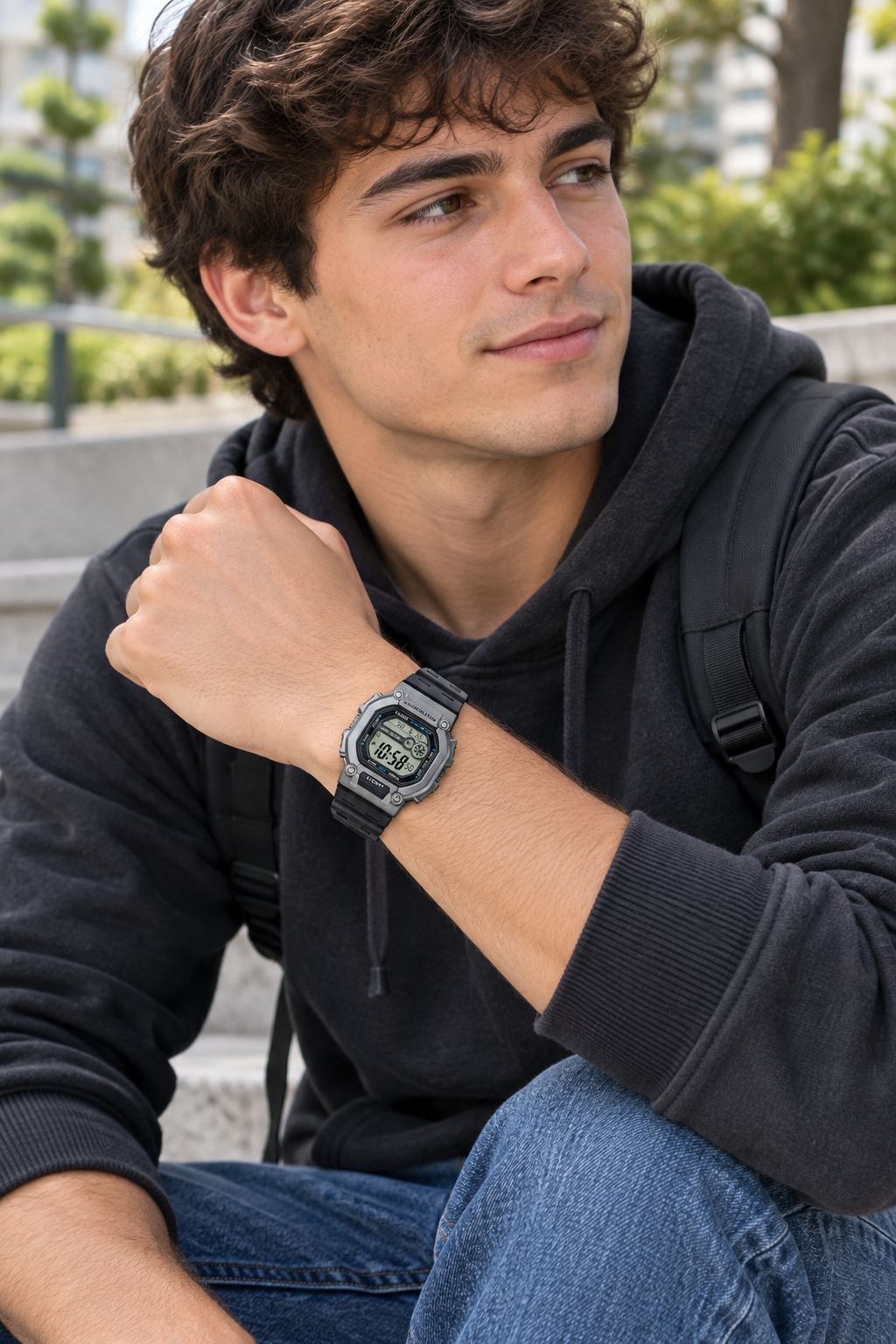 RELOJ CASIO W-737H-1A2VDF -GRIS