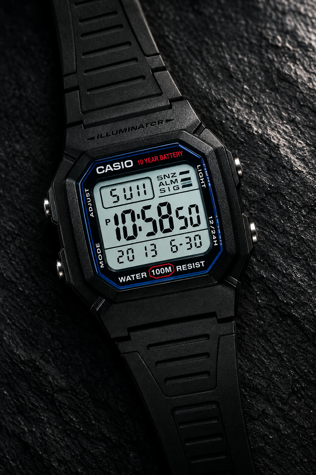 RELOJ PARA HOMBRE CASIO W-800H-1AVDF