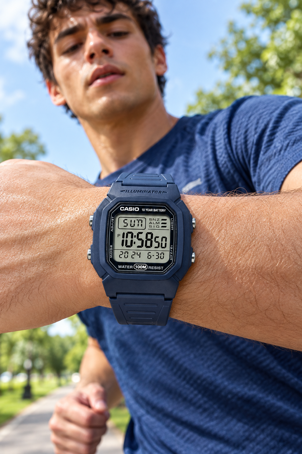 RELOJ PARA HOMBRE CASIO W-800H-2AVDF