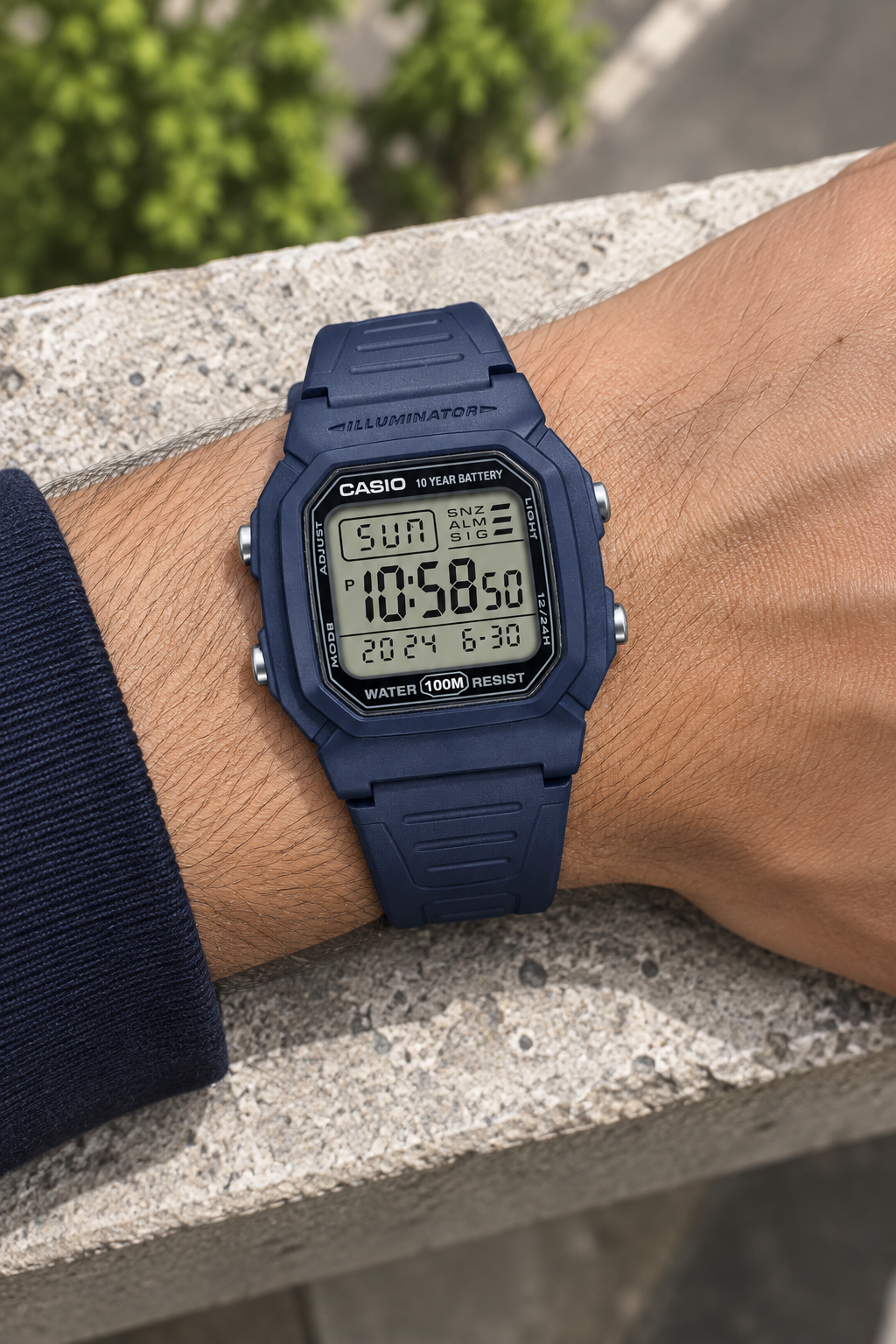 RELOJ PARA HOMBRE CASIO W-800H-2AVDF
