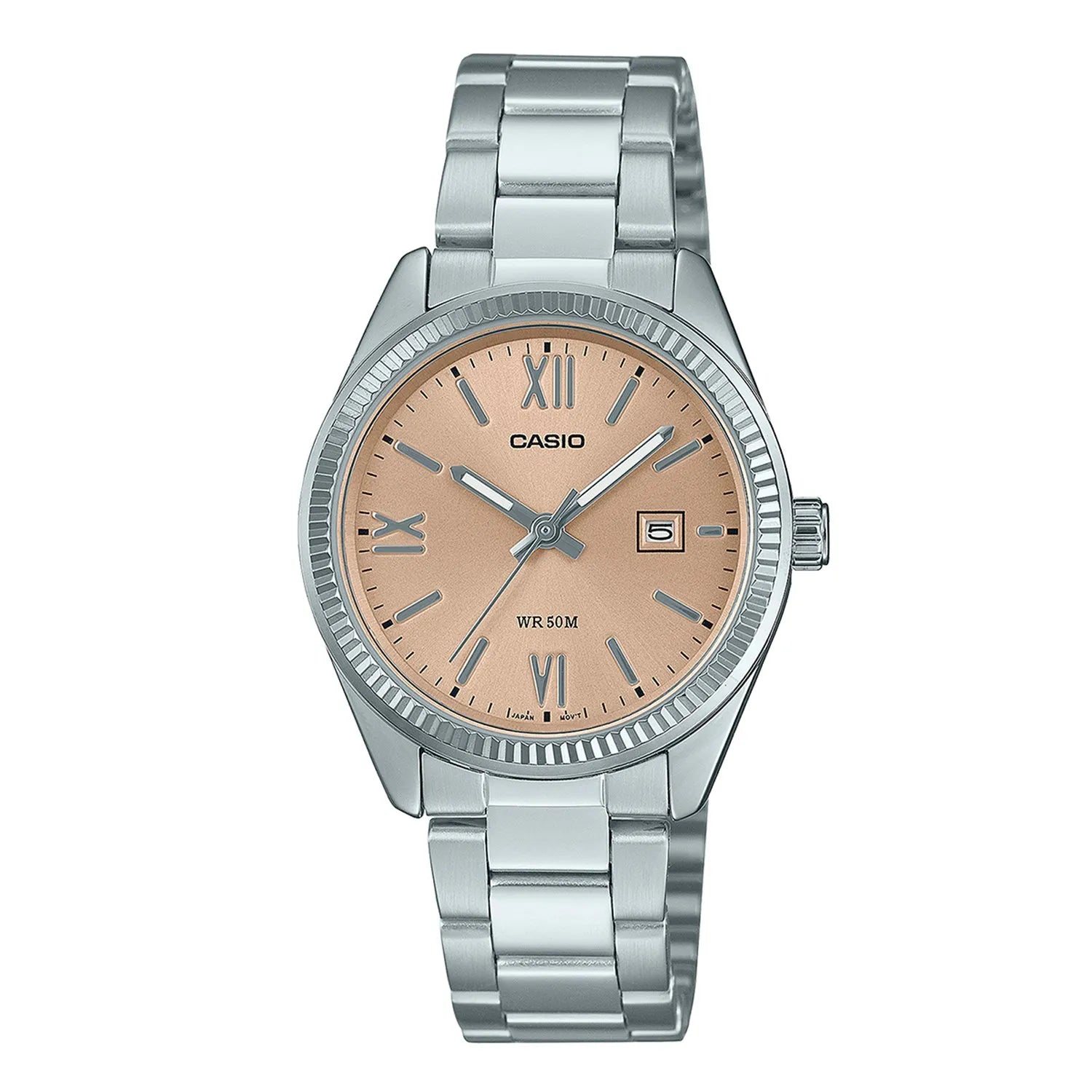 RELOJ PARA MUJER CASIO LTP-1302DD-4A2VDF -PLATEADO