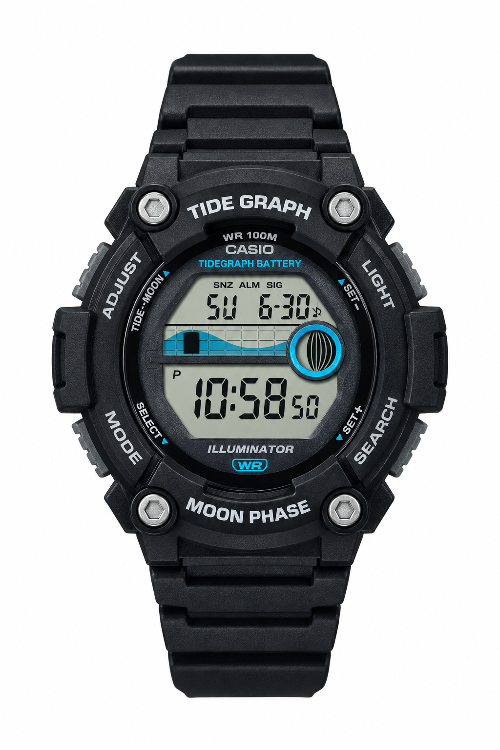 RELOJ PARA HOMBRE CASIO WS-1300H-1AVDF -NEGRO