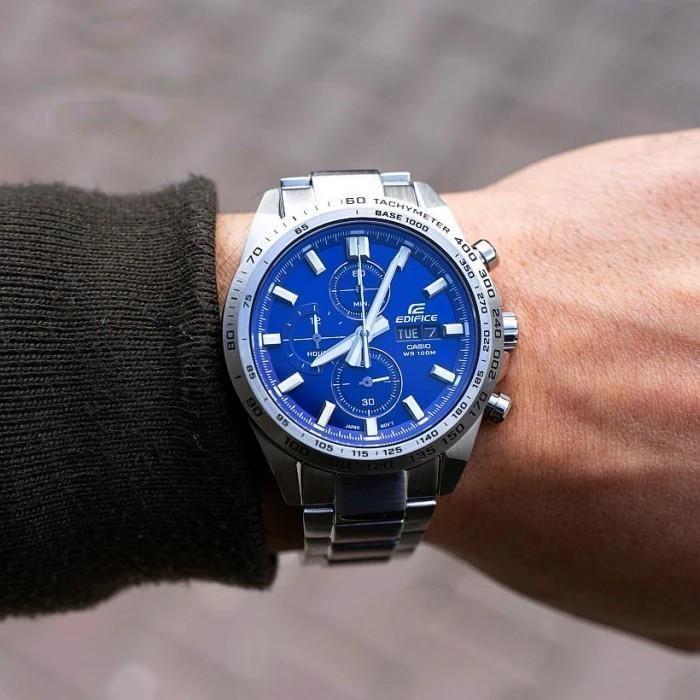 RELOJ ANALÓGICO PARA HOMBRE CASIO EDIFICE EFR-574D-2AVUDF - PLATEADO