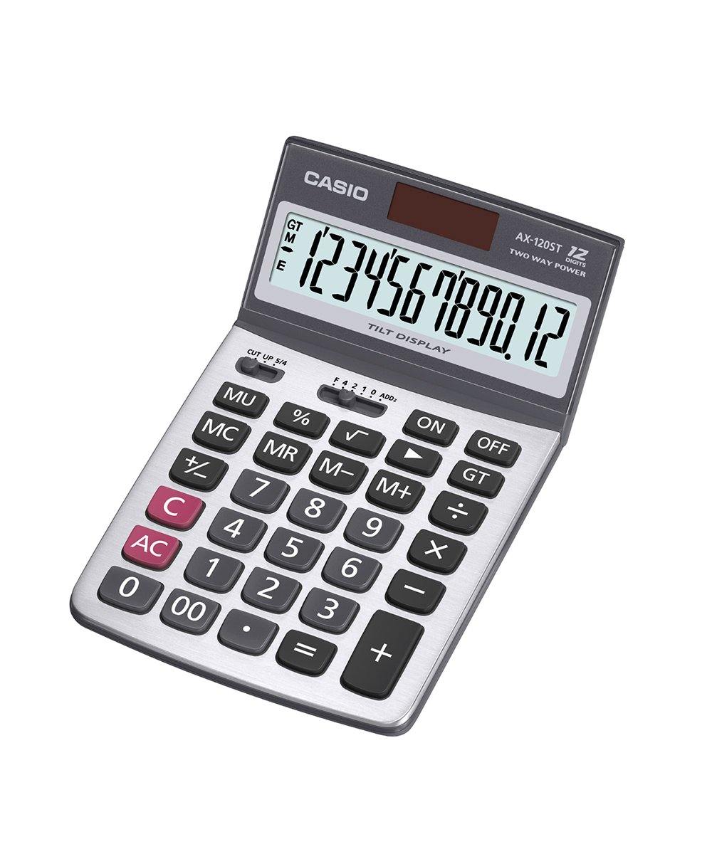 CALCULADORA CASIO - TIENDA Y CAMPO AX-120-ST - CALCULADORA CASIO - TIENDA Y CAMPO AX-120-ST - Tagg Colombia
