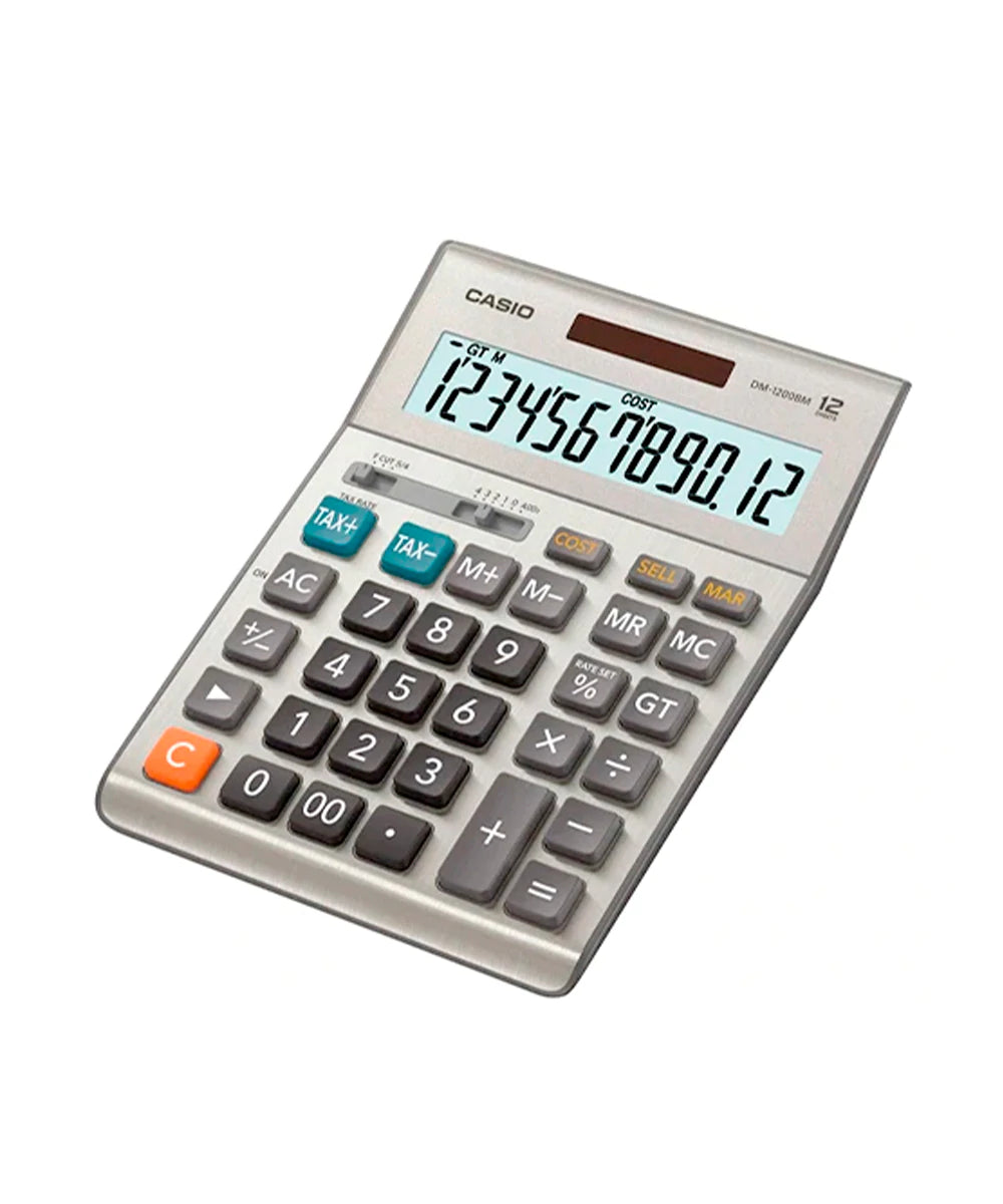 CALCULADORA CASIO - OFICINA DM-1200BM-W-DP