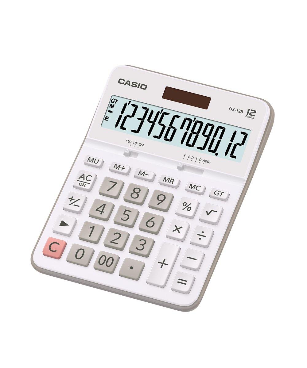 CALCULADORA CASIO - TIENDA Y CAMPO DX-12B-WE - CALCULADORA CASIO - TIENDA Y CAMPO DX-12B-WE - Tagg Colombia