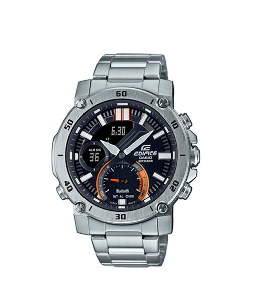 RELOJ ANALÓGICO-DIGITAL PARA HOMBRE CASIO EDIFICE ECB-20D-1ADF - PLATEADO