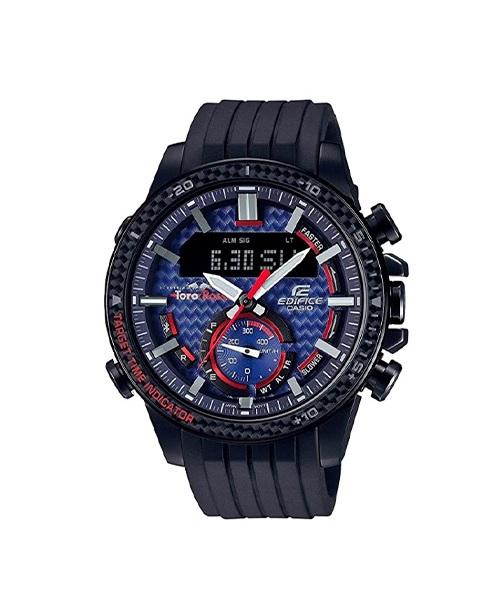 RELOJ ANALÓGICO-DIGITAL PARA HOMBRE CASIO EDIFICE ECB-800TR-2ADR - AZUL/EDICIÓN ESPECIAL