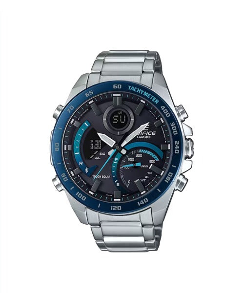 RELOJ ANALÓGICO-DIGITAL PARA HOMBRE CASIO EDIFICE ECB-900DB-1BDR - PLATEADO