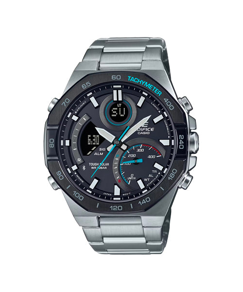 RELOJ ANALÓGICO-DIGITAL PARA HOMBRE CASIO EDIFICE ECB-950DB-1ADF - PLATEADO