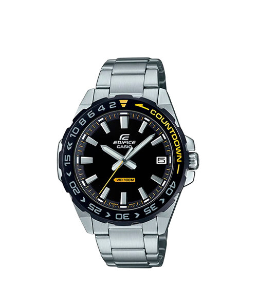 RELOJ ANALÓGICO PARA HOMBRE CASIO EDIFICE EFV-120DB-1AVUDF - PLATEADO