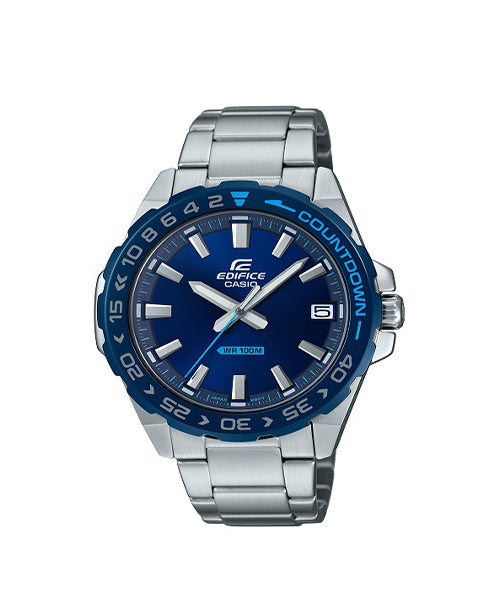RELOJ ANALÓGICO PARA HOMBRE CASIO EDIFICE EFV-120DB-2AVUDF - PLATEADO
