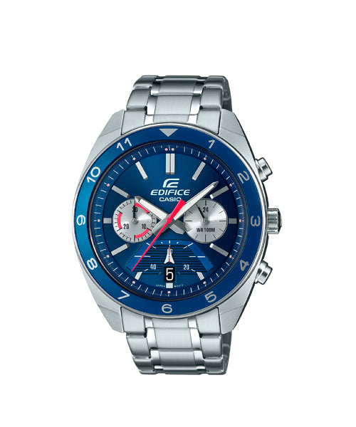 RELOJ ANALÓGICO PARA HOMBRE CASIO EDIFICE EFV-590D-2AVUDF - PLATEADO