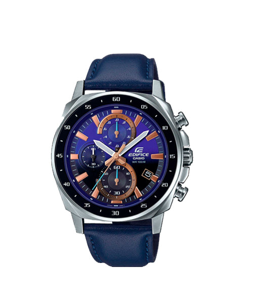RELOJ ANALÓGICO PARA HOMBRE CASIO EDIFICE EFV-600L-2AVUDF - AZUL