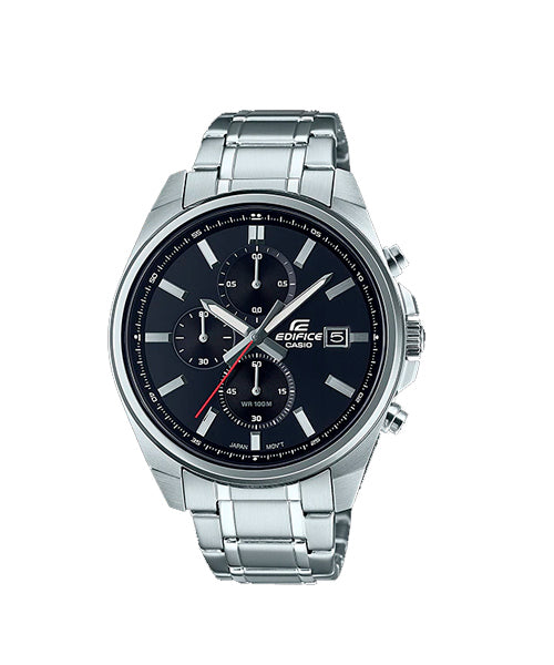 RELOJ ANALÓGICO PARA HOMBRE CASIO EDIFICE EFV-610D-1AVUDF - PLATEADO