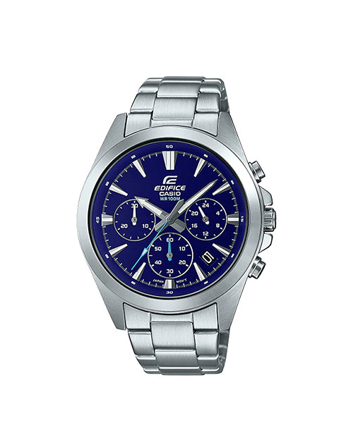 RELOJ ANALÓGICO PARA HOMBRE CASIO EDIFICE EFV-630D-2AVUDF - PLATEADO