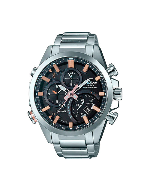 RELOJ ANALÓGICO PARA HOMBRE CASIO EDIFICE EQB-500D-1A2DR - PLATEADO