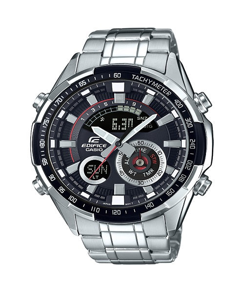 RELOJ ANALÓGICO-DIGITAL PARA HOMBRE CASIO EDIFICE ERA-600D-1AVUDF - PLATEADO