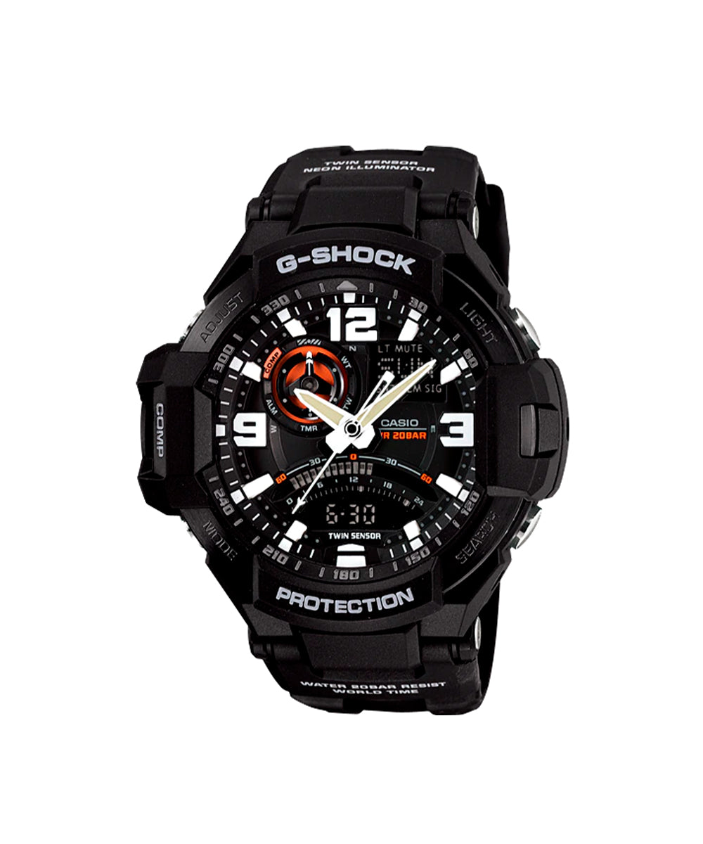 RELOJ ANÁLOGO DIGITAL PARA HOMBRE CASIO G-SHOCK GA-1000-1ADR - NEGRO