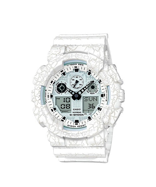 RELOJ ANÁLOGO DIGITAL PARA HOMBRE CASIO G-SHOCK GA-100CG-7ADR - BLANCO