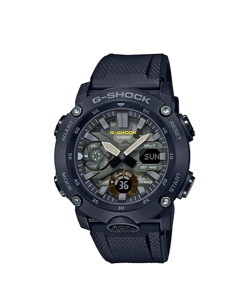 RELOJ ANÁLOGO DIGITAL PARA HOMBRE CASIO G-SHOCK GA-2000SU-1ADR - NEGRO